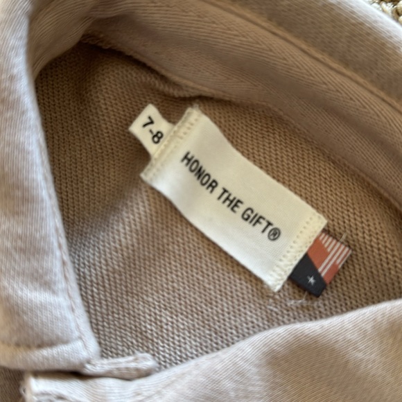 HONOR THE GIFT KIDS LS PIQUE POLO size 7/8 - Picture 5 of 5